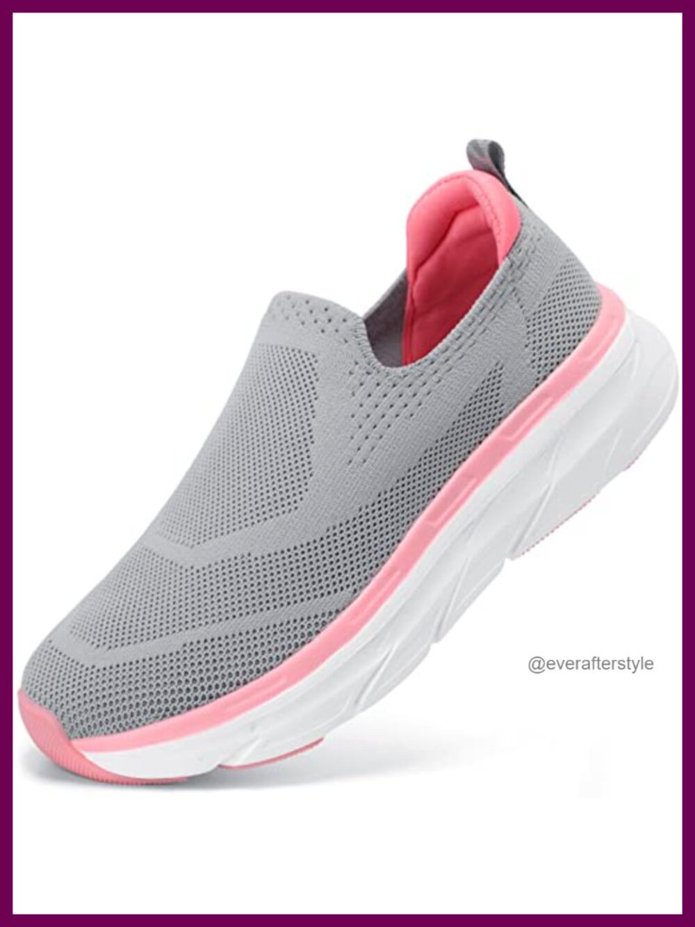 STQ Slip On Sneakers Women Tennis Walking Shoes Wide Toe Box Cushion